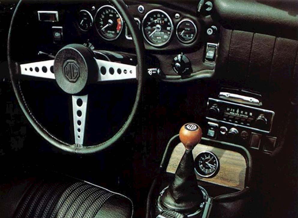 cruscotto morbido MG Midget MK3 per il mercato americano