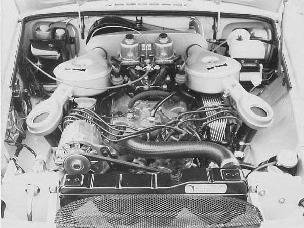 MGB GT V8 vano motore