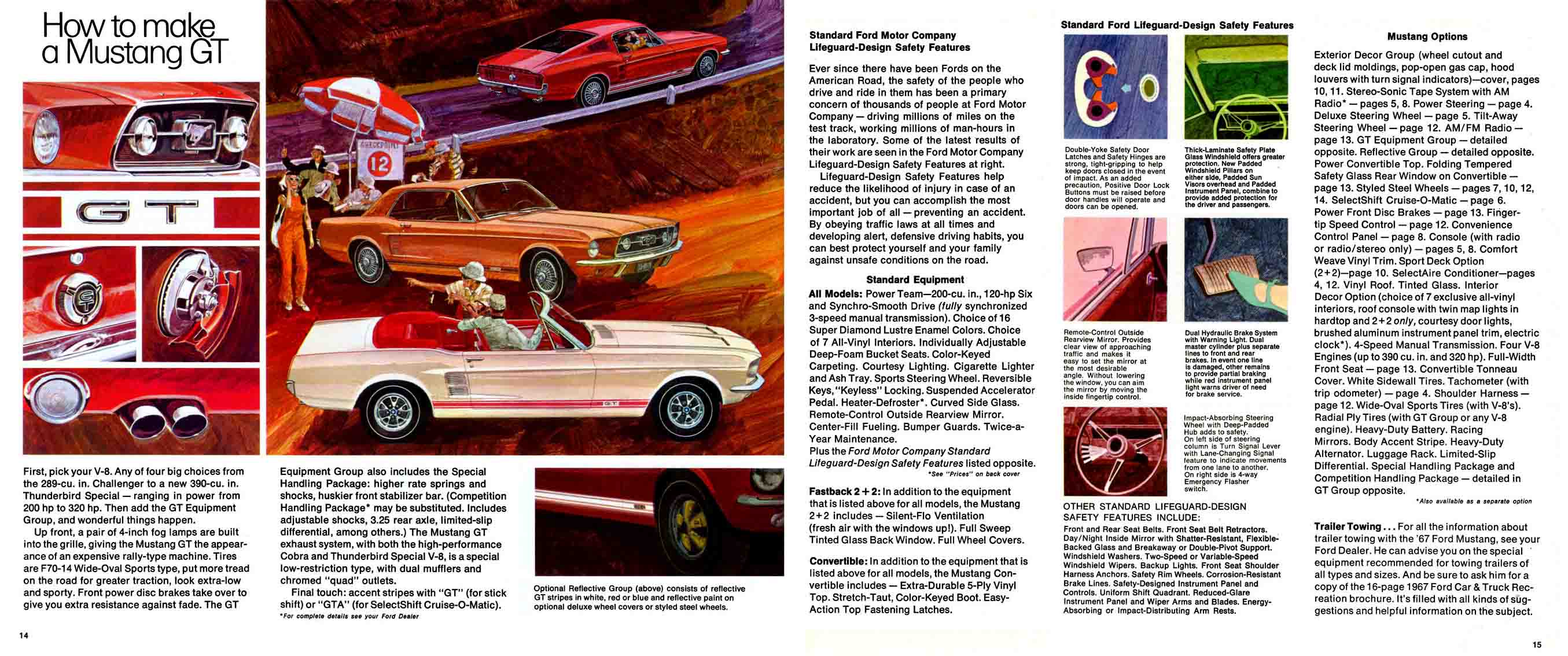Brochure della Ford Mustang del 1967