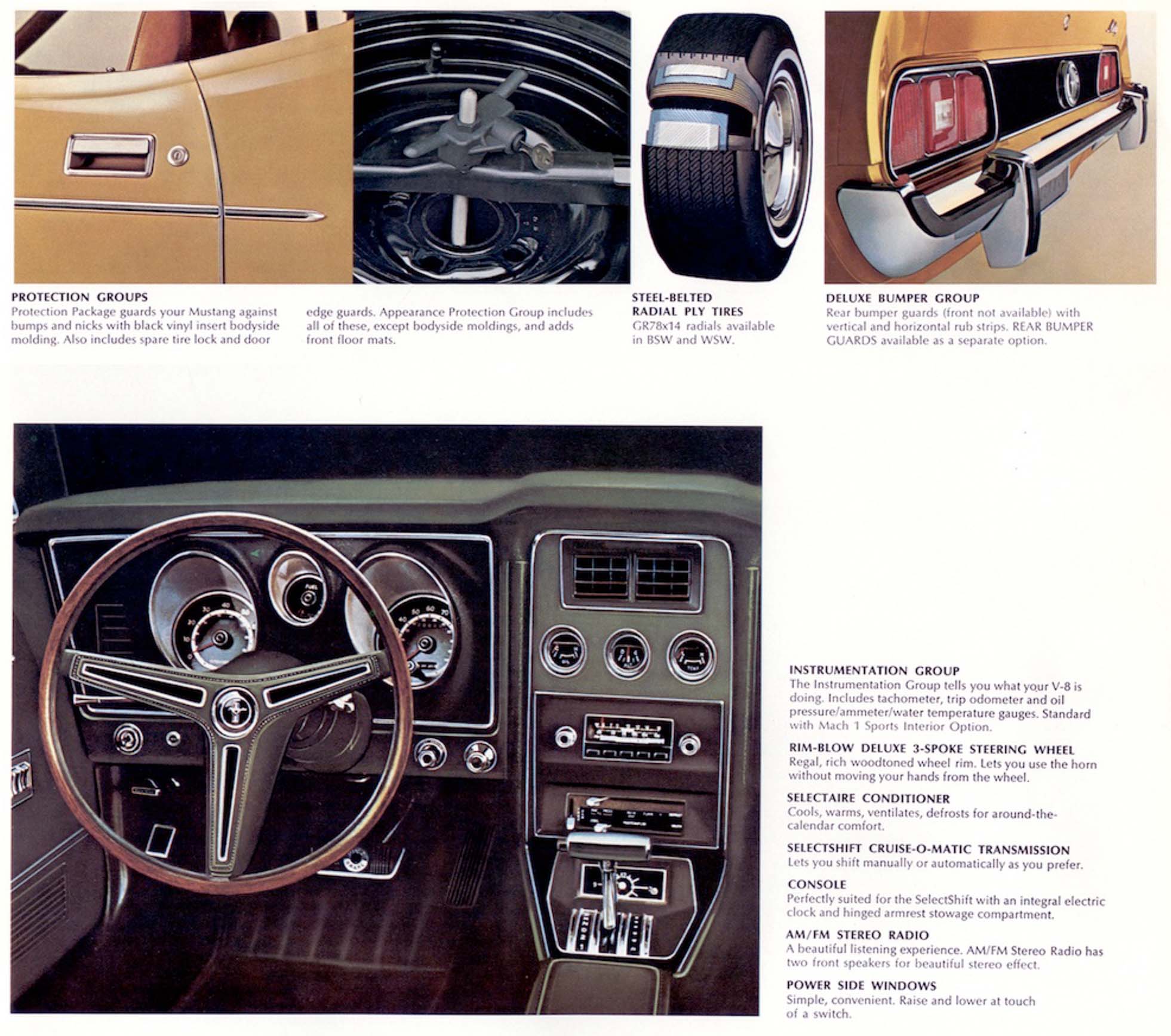 Optional Ford Mustang del 1973