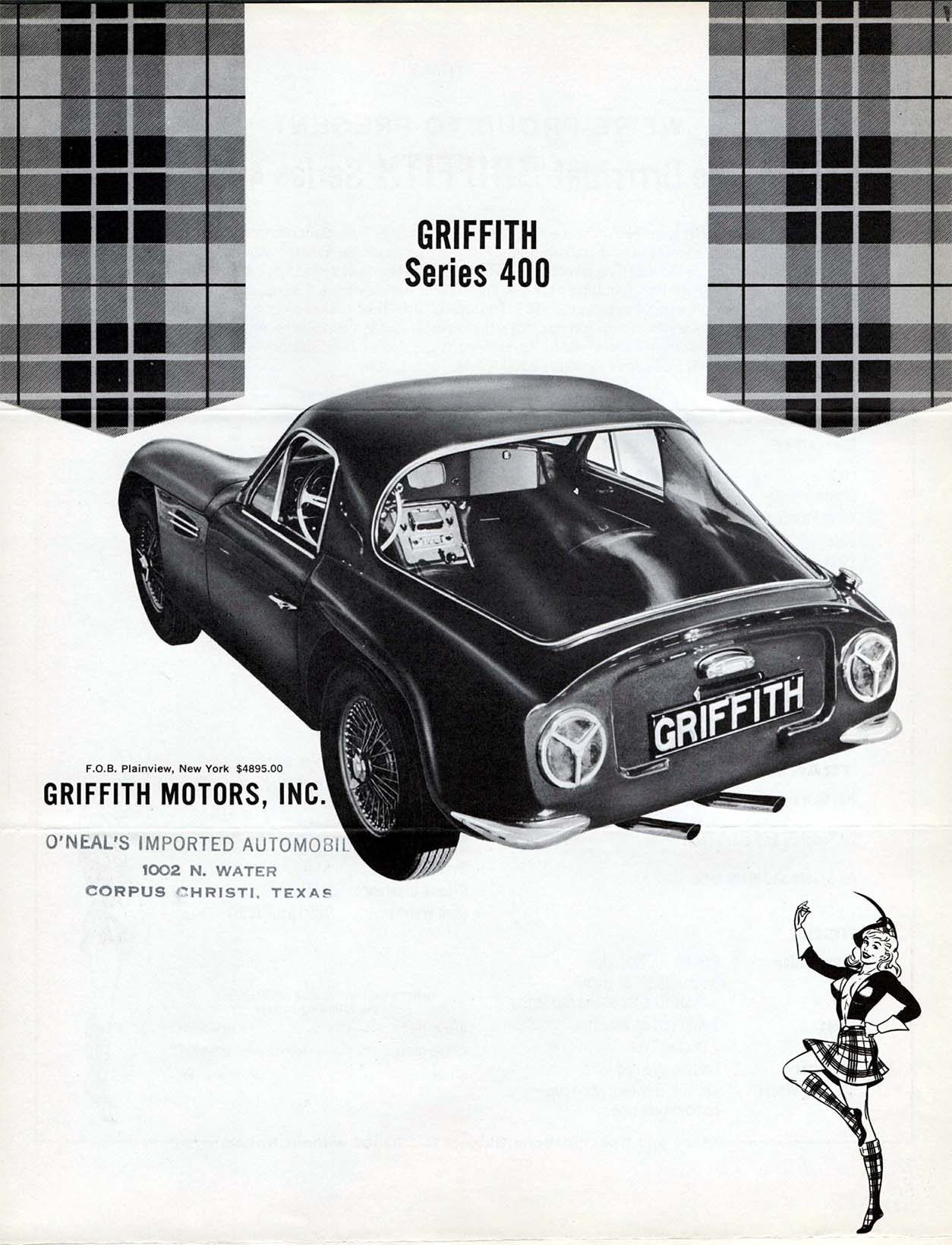 Copertina brochure TVR Griffith 400