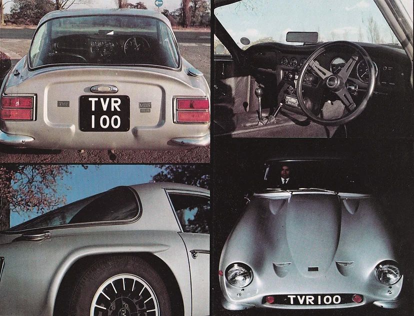 TVR Vixen - Dettagli interni ed esterni da foto originali