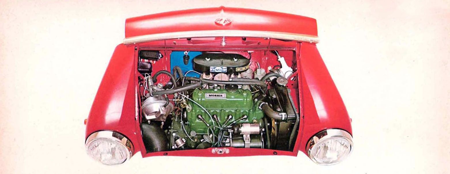 Vano motore Innocenti Mini Cooper MK3, foto brochure