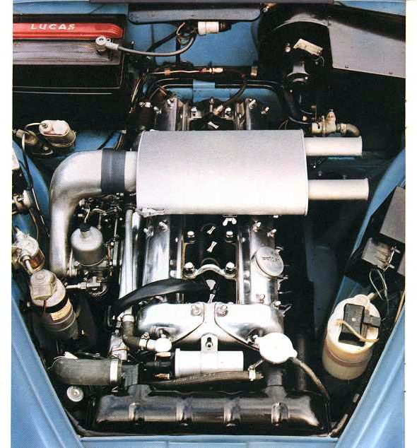 il motore della jaguar 340