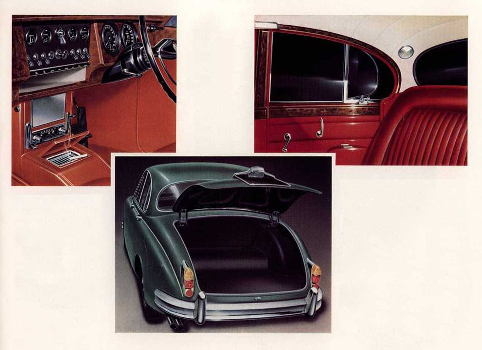 Alcuni dettagli degli interni della Jaguar Mark 2