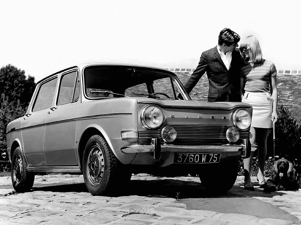 Immagine di una Simca 1000 Special del 1968