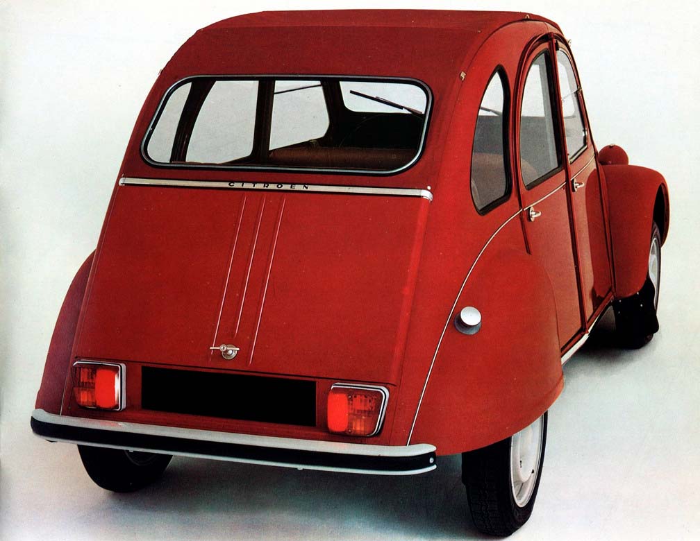immagini ufficiali Citroën che ritrae la versione del 1970, vista posteriore