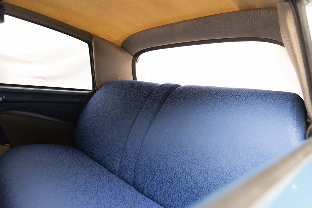 La panca posteriore della Citroen ID19 Confort