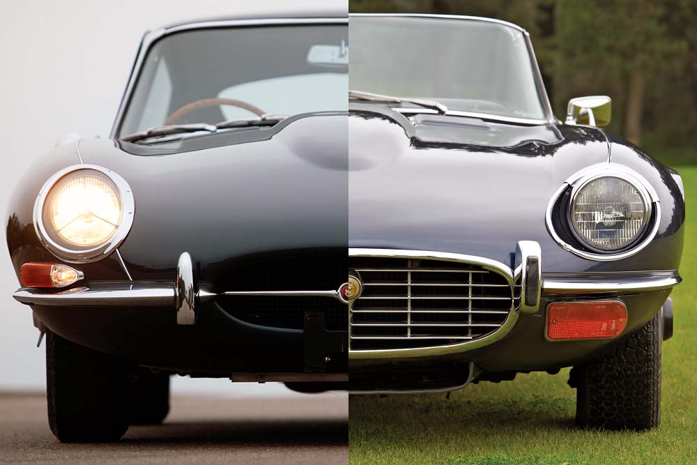 Jaguar E-Type: come riconoscere le versioni osservando gli esterni e gli interni